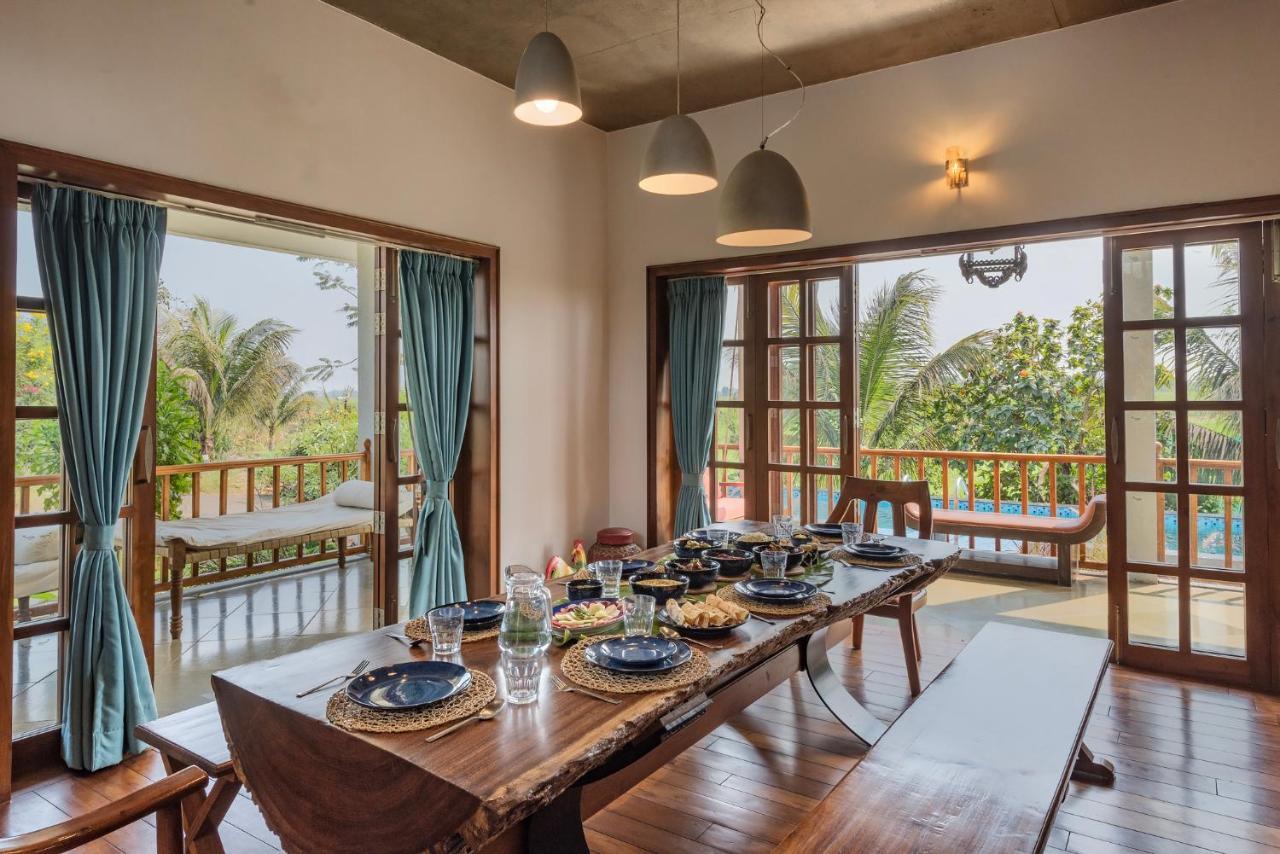 Saffronstays Happy Fields, Pune - Luxury Farmstay With Farm To Table Food Exterior foto